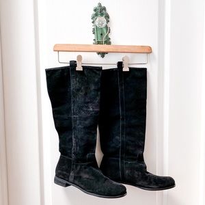 BRAND NEW No. 704 b. Black Suede Julie Boot Size 9.5